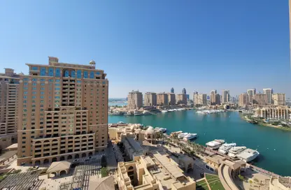 Apartment - 1 Bedroom - 2 Bathrooms for rent in East Porto Drive - Porto Arabia - The Pearl Island - Doha