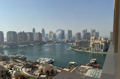 Apartment - 1 Bedroom - 2 Bathrooms for rent in East Porto Drive - Porto Arabia - The Pearl Island - Doha