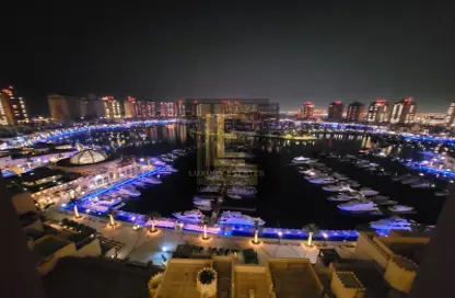 Apartment - Studio - 1 Bathroom for rent in Porto Arabia - The Pearl Island - Doha