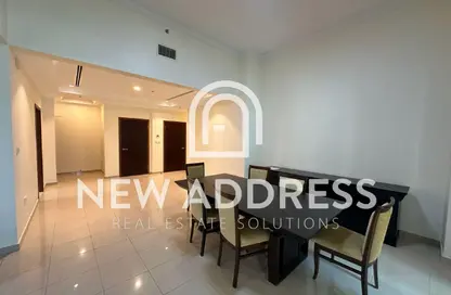 Apartment - 2 Bedrooms - 1 Bathroom for rent in Pearl Tower - Diplomatic Street - West Bay - Doha
