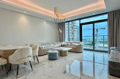 Apartment - 1 Bedroom - 2 Bathrooms for rent in Marina Tower 23 - Marina District - Lusail Apartment - 1 Bedroom - 2 Bathrooms for rent in Marina Tower 23 - Marina District - Lusail