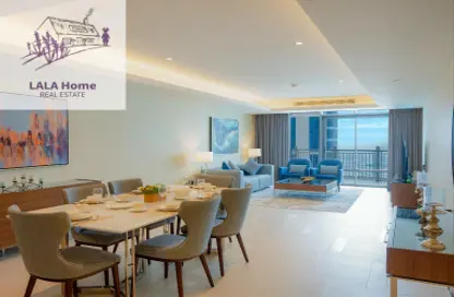 Apartment - 1 Bedroom - 2 Bathrooms for rent in Abraj Bay - Abraj Quartiers - The Pearl Island - Doha