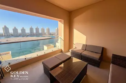 Apartment - Studio - 1 Bathroom for rent in Viva East - Viva Bahriyah - The Pearl Island - Doha