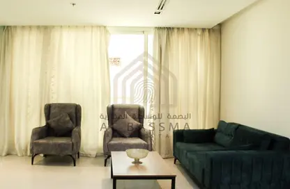 Living Room image for: Apartment - 1 Bedroom - 1 Bathroom for rent in Al Erkyah City - Lusail, Image 1