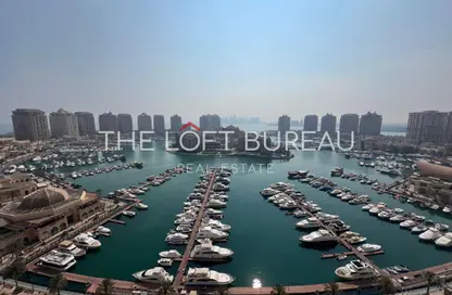 Apartment - 2 Bedrooms - 3 Bathrooms for rent in Tower 14 - Porto Arabia - The Pearl Island - Doha