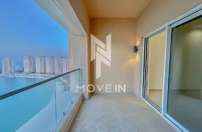 Apartment - 1 Bedroom - 2 Bathrooms for rent in Viva West - Viva Bahriyah - The Pearl Island - Doha