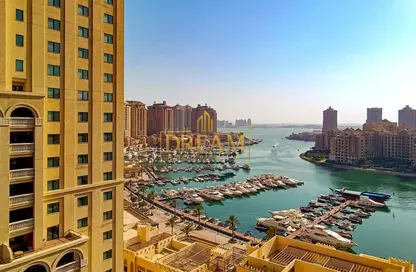 Apartment - Studio - 1 Bathroom for rent in Porto Arabia - The Pearl Island - Doha