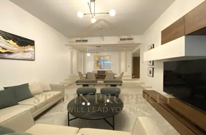 Apartment - 2 Bedrooms - 3 Bathrooms for rent in Lusail Marina Heights - Marina District - Lusail