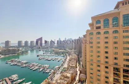 Apartment - 2 Bedrooms - 3 Bathrooms for sale in West Porto Drive - Porto Arabia - The Pearl Island - Doha