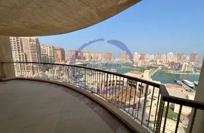 Balcony image for: Apartment - 3 Bedrooms - 5 Bathrooms for sale in East Porto Drive - Porto Arabia - The Pearl Island - Doha, Image 1