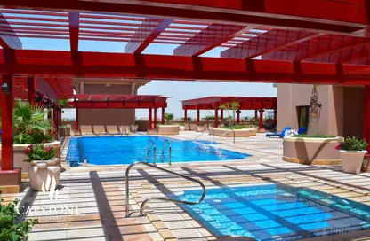 Pool image for: Apartment - 1 Bathroom for rent in Marina Gate - Porto Arabia - The Pearl Island - Doha, Image 1