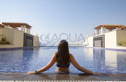 صورة لـ حوض سباحة شقة - 1 حمام للايجار في فيفا غرب - فيفا بحرية - جزيرة اللؤلؤة - الدوحة ، صورة رقم 1