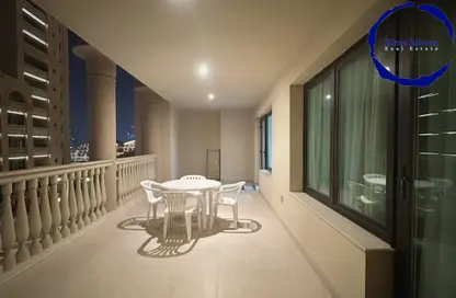 Apartment - 1 Bedroom - 2 Bathrooms for rent in East Porto Drive - Porto Arabia - The Pearl Island - Doha