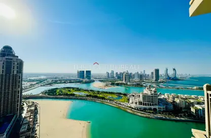 Apartment - 2 Bedrooms - 4 Bathrooms for rent in Abraj Bay - Abraj Quartiers - The Pearl Island - Doha