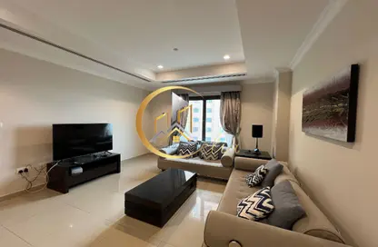 Apartment - 1 Bedroom - 2 Bathrooms for rent in Tower 1 - Porto Arabia - The Pearl Island - Doha