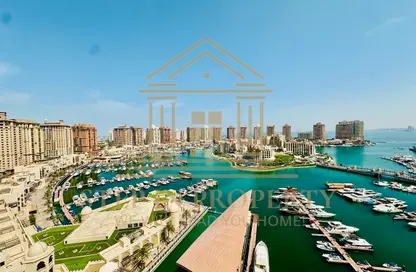 Apartment - 3 Bedrooms - 4 Bathrooms for rent in East Porto Drive - Porto Arabia - The Pearl Island - Doha