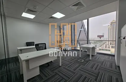 Office Space - Studio - 2 Bathrooms for rent in Marina Tower 02 - Marina District - Lusail