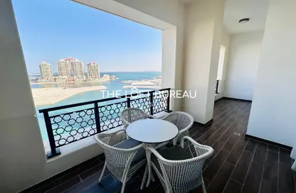 Apartment - 2 Bedrooms - 4 Bathrooms for rent in Viva West - Viva Bahriyah - The Pearl Island - Doha