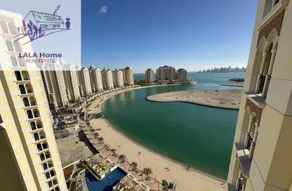 شقة - 2 غرف نوم - 3 حمامات للايجار في فيفا سنترال - فيفا بحرية - جزيرة اللؤلؤة - الدوحة