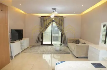Living Room image for: Apartment - 1 Bathroom for sale in Verona - Fox Hills - Fox Hills - Lusail, Image 1