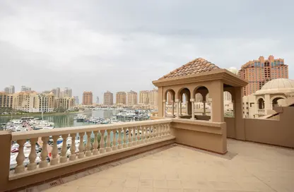 Townhouse - 4 Bedrooms - 6 Bathrooms for rent in West Porto Drive - Porto Arabia - The Pearl Island - Doha